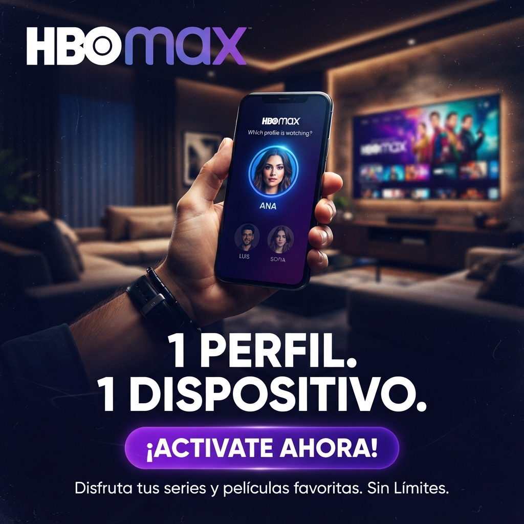 HBO Max Platino | 1 Mes (1 Dispositivo / Perfil Exclusivo) 🍿✨
