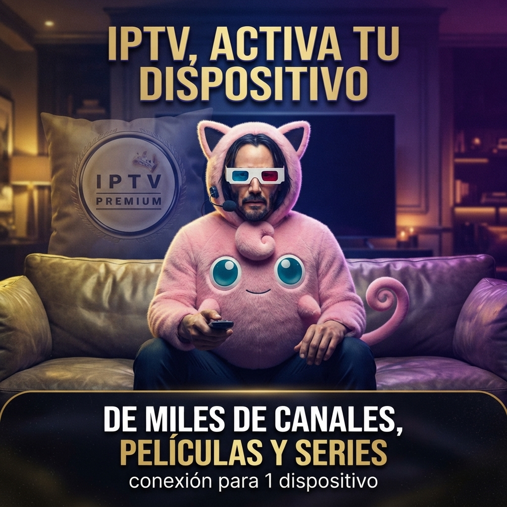 IPTV PREMIUN EN 1 DISPOSITIVO X 1  MES